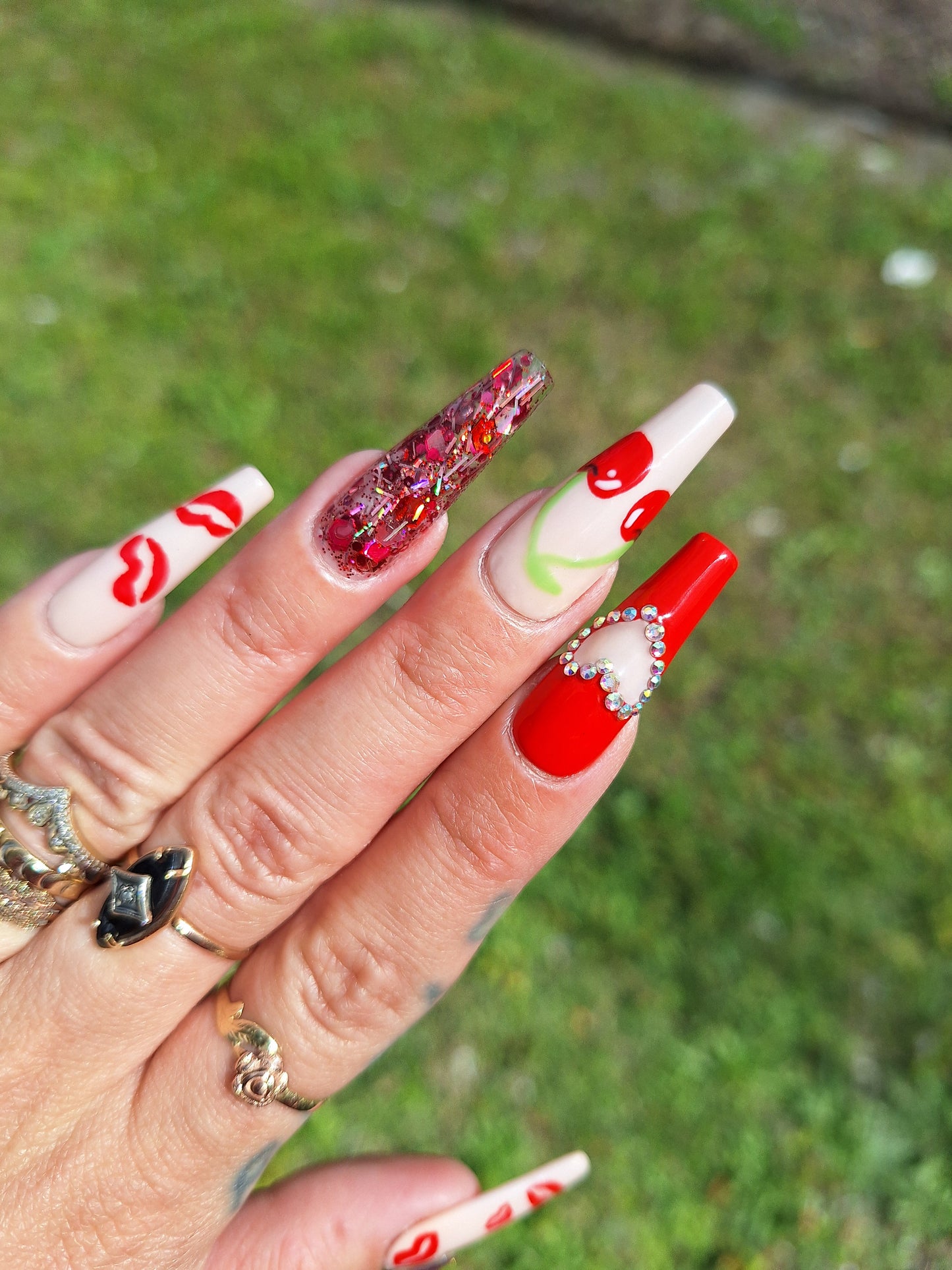 Valentines Day Press On Nails