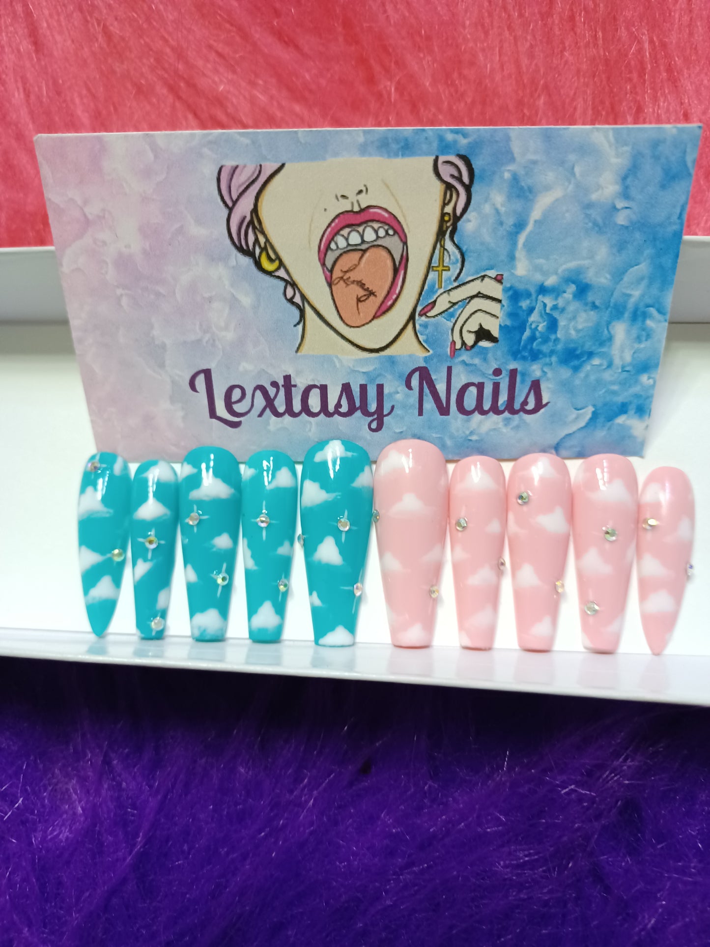 Gender Reveal Press On Nails