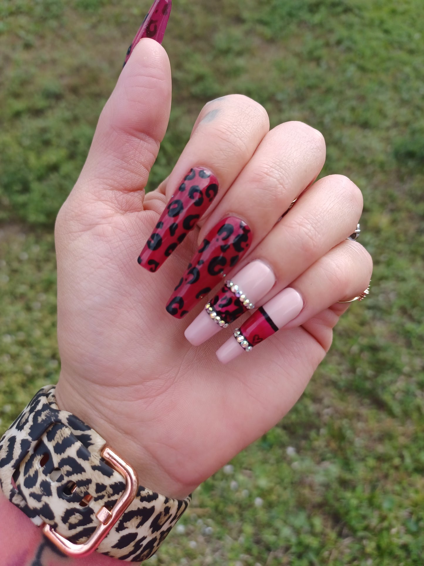 Cheeta Press On Nails